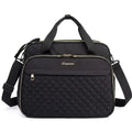  vue de face du sac à langer noir basic 