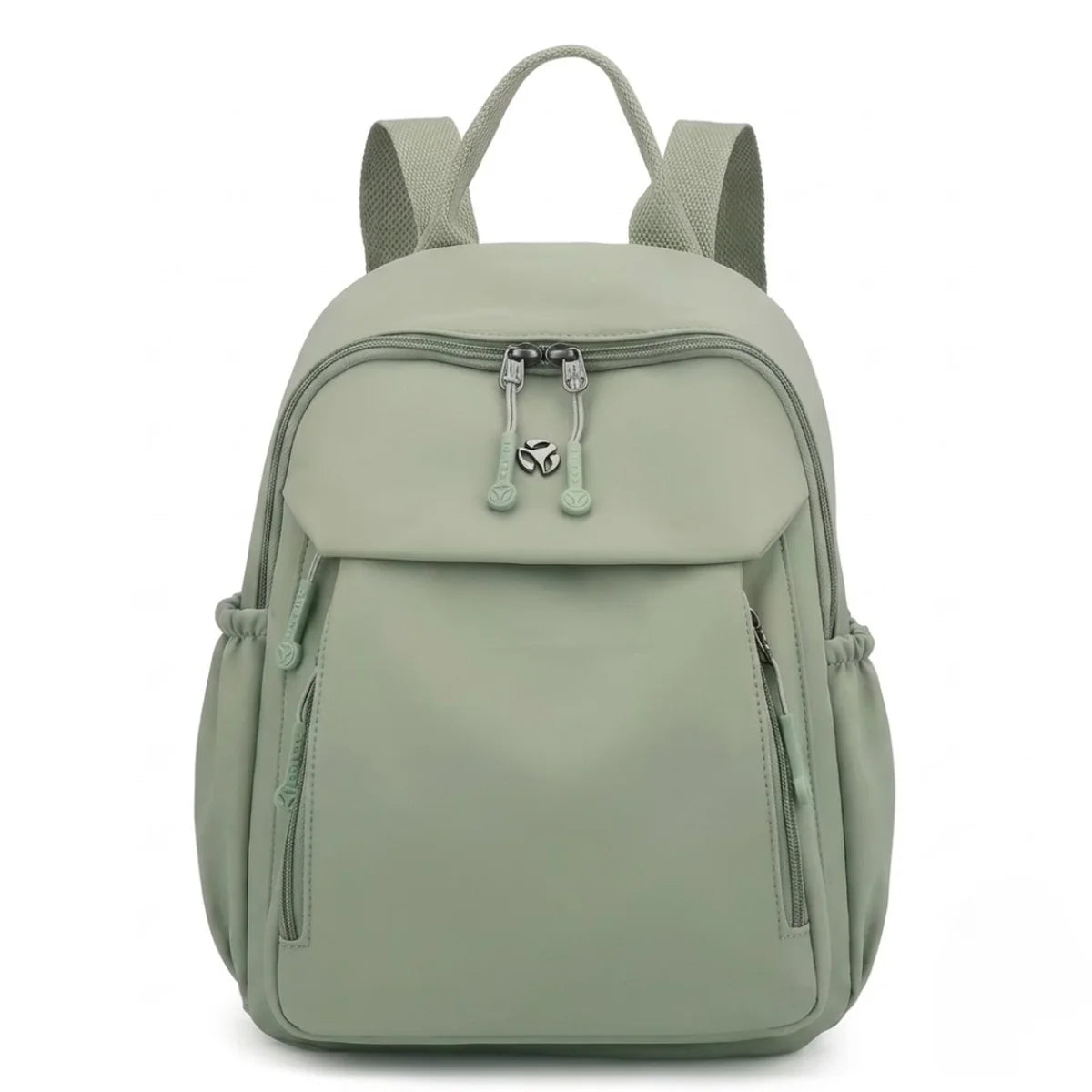 vue de face du petit sac à langer vert