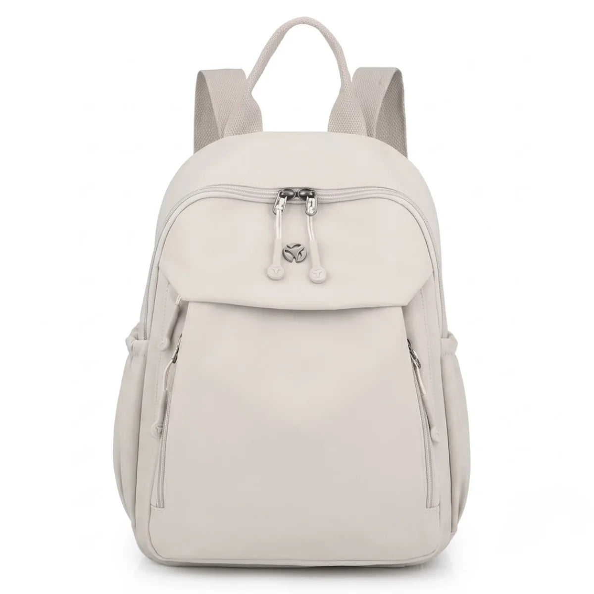 vue de face du petit sac à langer crème
