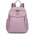 vue de face du petit sac à langer mauve