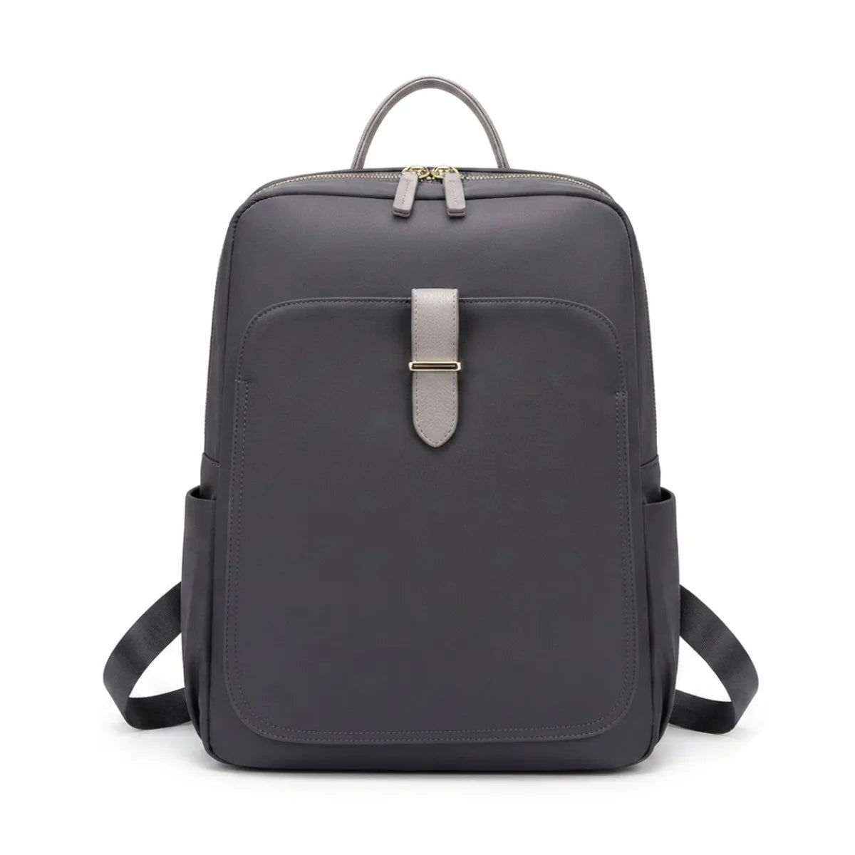 Vue de face de la variante grise du Sac à Langer Tissu Compact